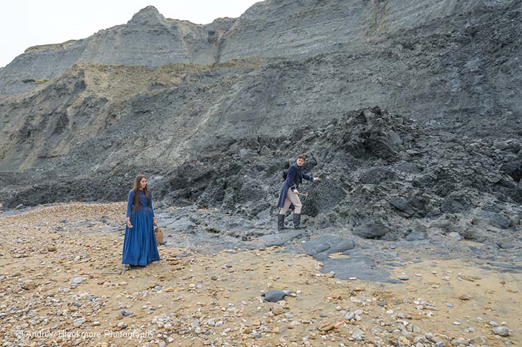 MADH - Katharine Hamilton and Tom Machell Machell on Charmouth beach 03_09_16-01