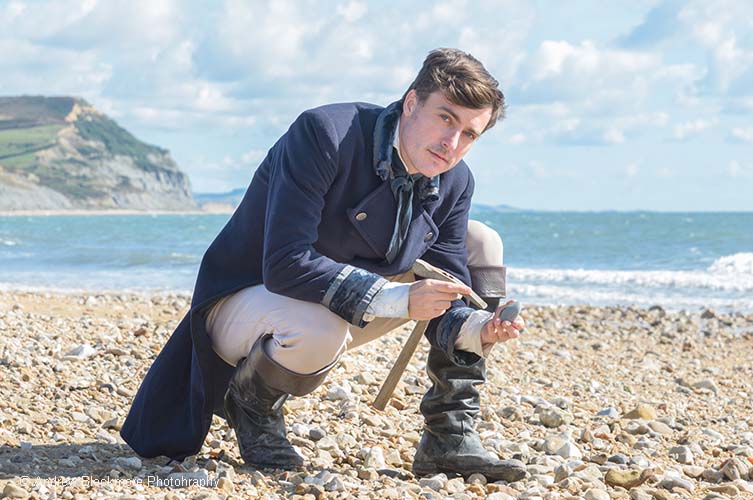 MADH - Tom Machell by the river on Charmouth beach (scene 1) 23_09_16-16