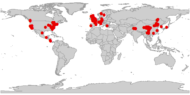 PHW fieldwork sites